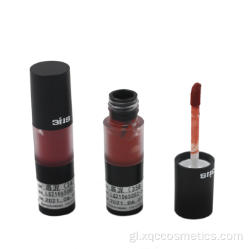 Labial mate de 4 cores impermeable de longa duración